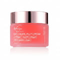 Walastique Collagen Jelly Cream in pink jar on white background