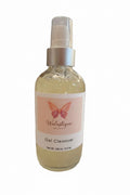 Walastique Gel Cleanser in clear pump bottle on white background.